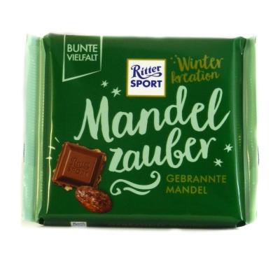 Шоколад Ritter Sport з кусочками палиного мигдалю 100 г