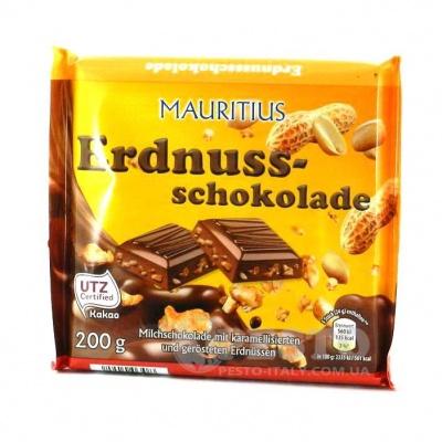 Шоколад Mauritius арахісові 200 г