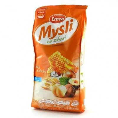 Мюсли Emco Mysli мед и орехи 0.750 кг