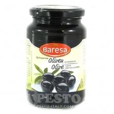 Оливки Baresa чорні без кісточки 340 гр