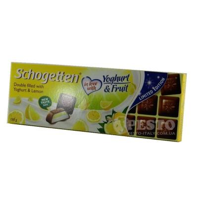 Шоколад Schogetten йогурт и лимон 150 г