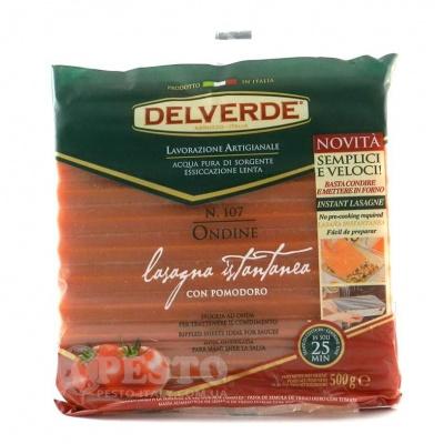 Лазань Delverde lasagna is Tantanea con pomodoro n.107 0.5 кг