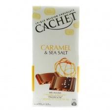 Шоколад Cachet молочний карамель з сіллю 100г