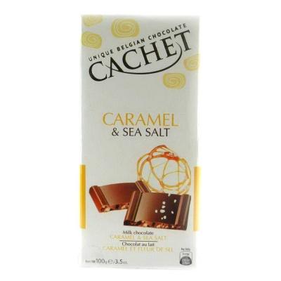 Шоколад Cachet молочний карамель з сіллю 100 г