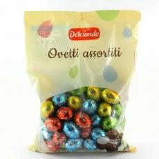 Цукерки шоколадні яйця Dolciando Ovetti assortiti 850г