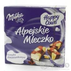 Конфеты Milka alpejskie mleczko со сливочным вкусом 330 г
