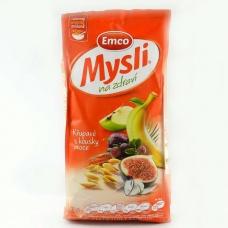 Мюслі Emco Mysli хрусткі із шматочками фруктів 750г