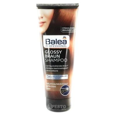 Профессиональный шампунь Balea Professional для блеска темных волос 250мл