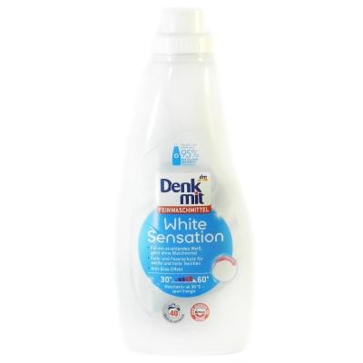 Denkmit White sensation гель для стирки белого белья 40 стирок 1л