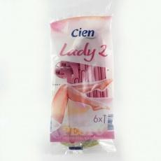 Женский станки для бритья Cien Lady 2 6шт