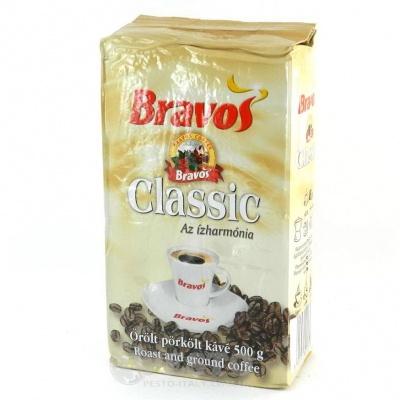 Мелена кава Bravos Classic 0.5 кг (70% робусти 30% арабіки)