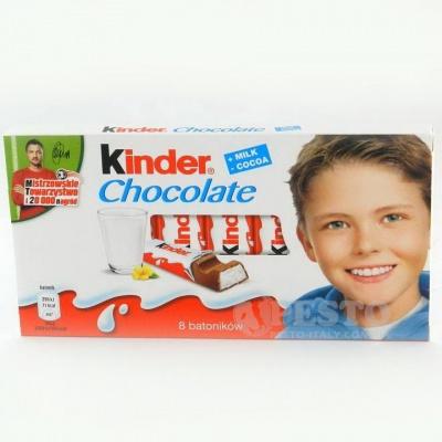 Шоколад Kinder Chocolate батончики 8 шт