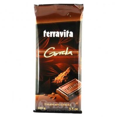 Шоколад Terravita чорний 45% какао 100 г