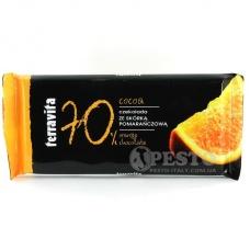 Terravita черный 70% какао с апельсином 90 г