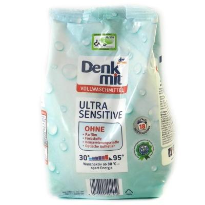 Детский порошок Denkmit vollwaschmittel ultra sensitive 18 пранiв 1.215кг