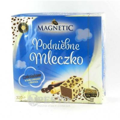 Шоколадные Magnetic Podniebne mleczko белый шоколад 320 г