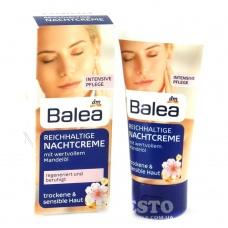 Ночной крем для лица Balea для чувствительной кожи с миндальным маслом 50мл