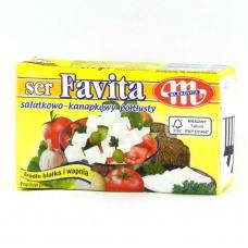 Сыр бутербродно-салатный Mlekovita Favita полужирный 270г
