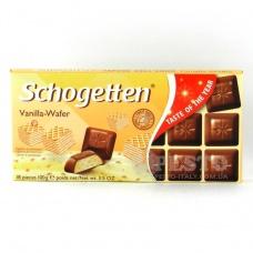Шоколад Schogetten з ванільними вафлями 100г