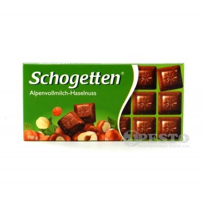 Шоколад Schogetten з цілим горіхом 100 г