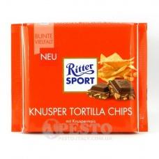 Шоколад Ritter Sport з чіпсами 100г