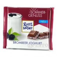 Шоколад Ritter Sport brombeer joghurt 100г
