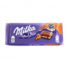 Шоколад Milka молочний chips ahoy 100г
