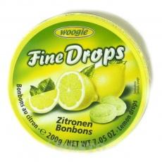 Леденцы Woogie Fine drops лимон 200г