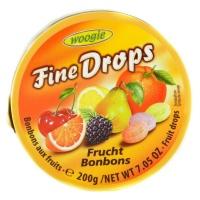 Леденцы Woogie Fine drops фруктовые 200 г