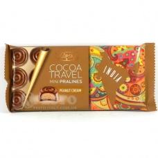 Шоколад Baron cocoa travel mini pralines peanut cream із арахісовим маслом India 100гр