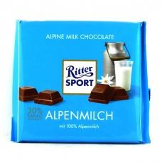 Шоколад Ritter Sport з альпійським молоком 30% какао 250г