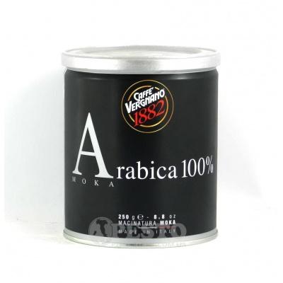 Молотый кофе Vergnano 1882 Liberta 100% arabica 250 г (ж / б)