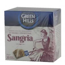 Чай Green Hills Sangria з фруктовим смаком 20 пакетів
