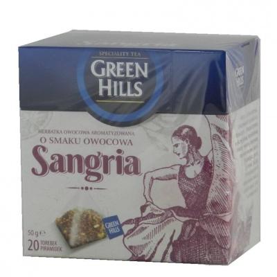 В пірамідках Green Hills Sangria з фруктовим смаком 20 шт