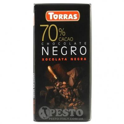 Шоколад Torras черный 70% какао 80 г