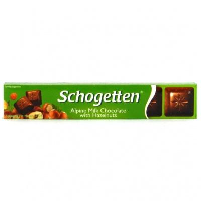 Шоколад Schogetten з товченим горіхом 33 г