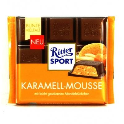 Шоколад Ritter sport з карамельним мусом 100 г