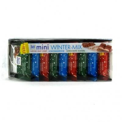 Шоколад Ritter sport mini winter-mix 9 шт 150 г