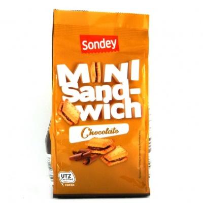 Печиво Sondey mini sand-wich з шоколадним кремом 150 г
