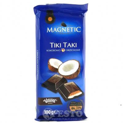 Шоколад Magnetic Tiki Taki з смаком кокосу 100 г