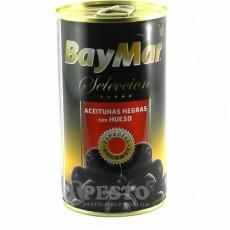 Черные оливки BayMar с косточкой 360 г