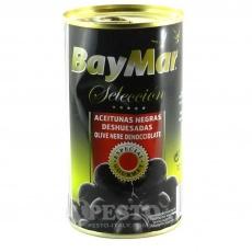 Оливки черные BayMar без косточки 360г