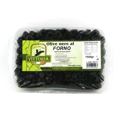 Чорні Vittoria olive nere al Forno вялені 1.5 кг
