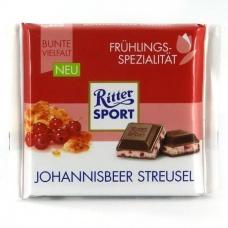 Шоколад Ritter Sport johannisbeer streusel 100г