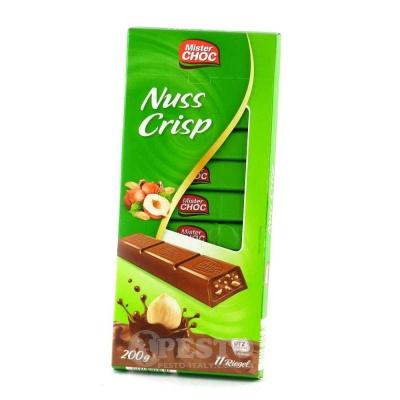 Шоколад Mister Choc Hazelnut Crisp 200 г