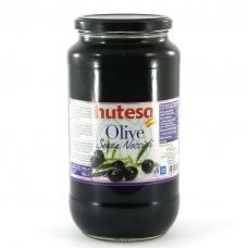 Оливки черные Hutesa без косточки 900г