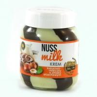 Шоколадна паста Nuss Milk какао-молочна зі смаком горіхів 400g