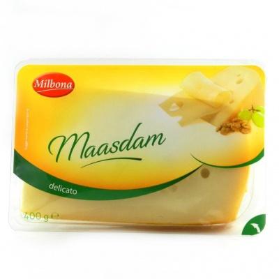 Сир твердий Milbona Maasdam 400г