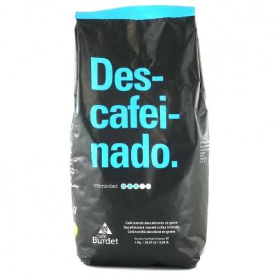 Кофе в зернах Burdet Descafeinado 1 кг (без кофеина)