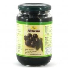 Оливки Athena чорні без кісточки 350г